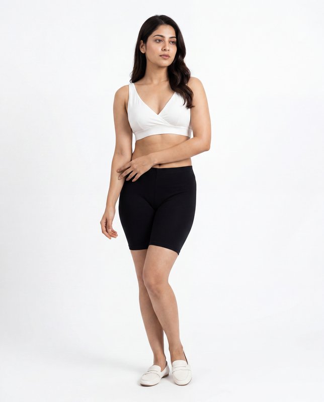 Wrap-Style Bralette & Shorts